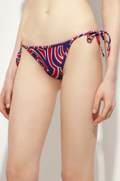 Pucci Labirinto Print Bikini Bottom Mulicolour In Multi