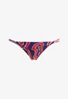 Pucci Labirinto Print Bikini Bottom In Multi