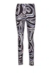 Pucci Abstract Pattern Stretch Fit Trousers In Multi