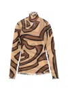 Pucci Labirinto-print Long-sleeve Top In Pattern