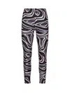 Pucci Labirinto Print Lycra Leggings In Black