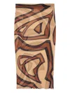 Pucci Labirinto-print Midi Skirt In Brown