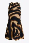 Pucci Labirinto Print Mini Dress In Multi