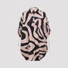 Pucci Labirinto Print Short Silk Kaftan In Multi