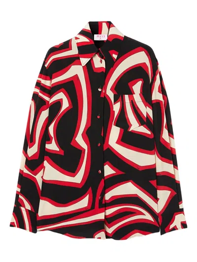 PUCCI LABIRINTO-PRINT SILK SHIRT