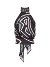 Pucci Labirinto Print Silk Twill Top In Black