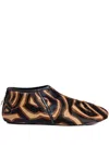 Pucci Labirinto Print Slip-on Ballet Flats In Black