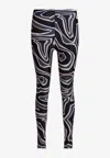 Pucci Abstract Pattern Stretch Fit Trousers In Multi