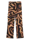 Pucci Labirinto Print Trousers In Animal Print