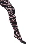 Pucci Labirinto Print Tights In Multi