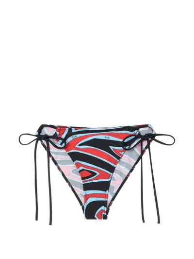 Pucci Labirinto-print Bikini Bottoms In Multi