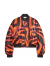 Pucci Labirinto Print Bomber Jacket In Multi