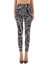 Pucci Abstract Pattern Stretch Fit Trousers In Multi