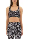 Pucci Labyrinth Print Top In Black