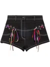 Pucci Laced-up Shorts In Black