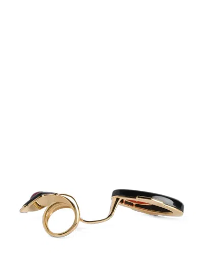 Pucci L'alba Geometric-shape Ring In Gold