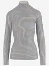 Pucci Patterned Top In Silver