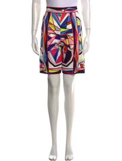 Pre-owned Pucci Late 1970's - Early 1980's Knee-length Shorts In Blue