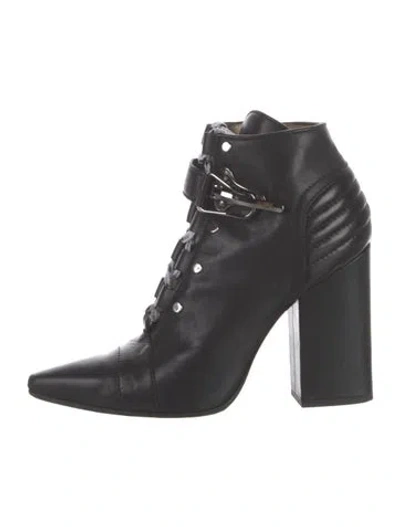 Pre-owned Pucci Leather Boots In Black