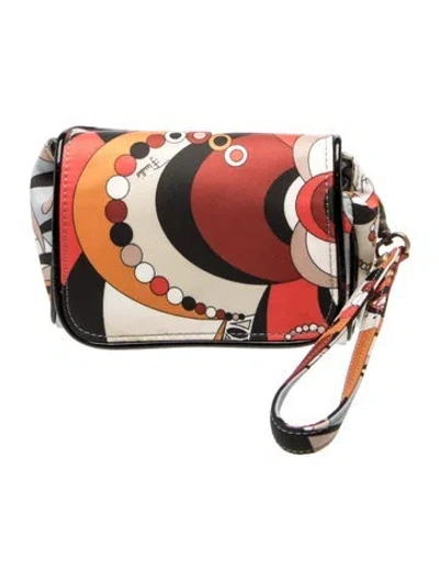 Pre-owned Pucci Leather Clutch In Multi