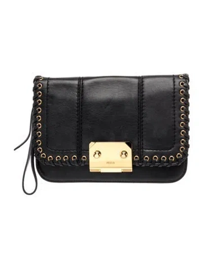 Pre-owned Pucci Leather Crossbody Bag In Black