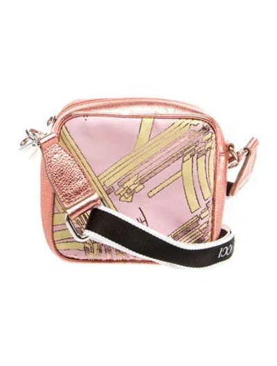 Pre-owned Pucci Leather Crossbody Bag W/ Tags In Pink