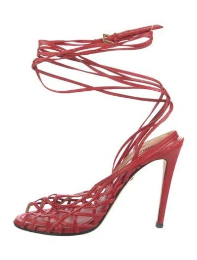 Pre-owned Pucci Leather Pumps In Red
