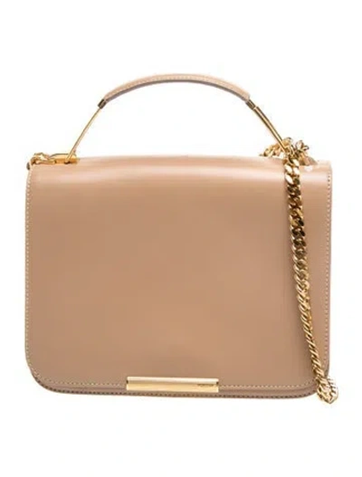Pre-owned Pucci Leather Shoulder Bag In Neutrals