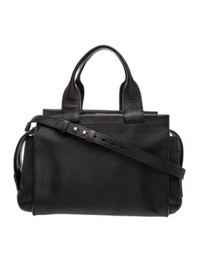 Pre-owned Pucci Leather Top Handle Bag In Black