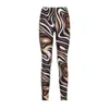 Pucci High-waisted Stretch Fit Ankle Length Leggings In Brown