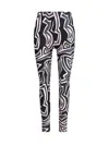 Pucci Leggings With Marmo Print In Black
