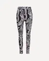 Pucci Leggings With Marmo Print In Multi
