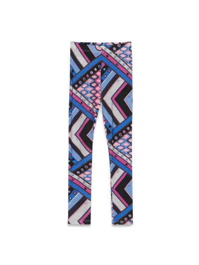 Pucci Kids' Leggings/cyclist In Multicolour