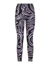 Pucci Abstract Pattern Stretch Fit Trousers In Multi