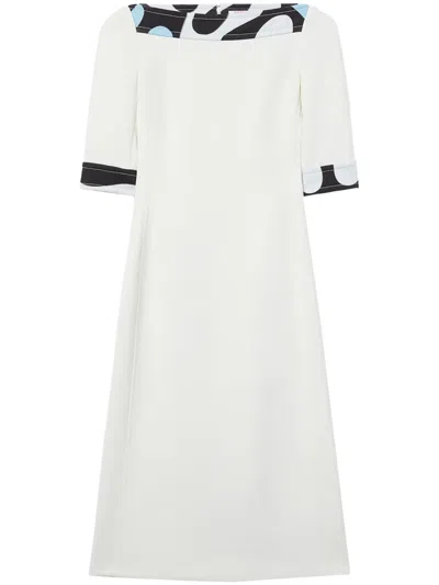 Pucci Leocorno-print A-line Dress In White