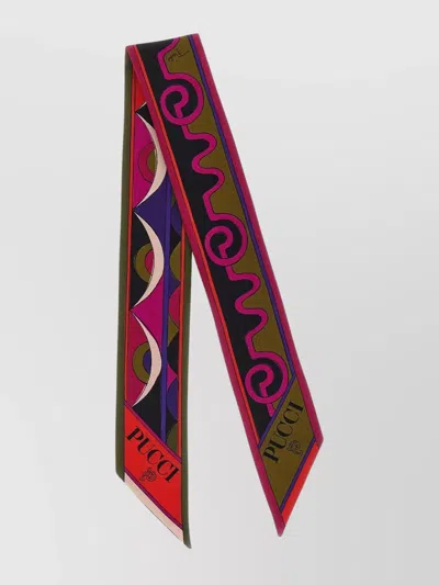 PUCCI LIGHTWEIGHT LONG RECTANGULAR SCARF