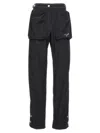 Pucci Logo Nylon Pants In Black