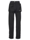 Pucci Logo Nylon Pants In Black