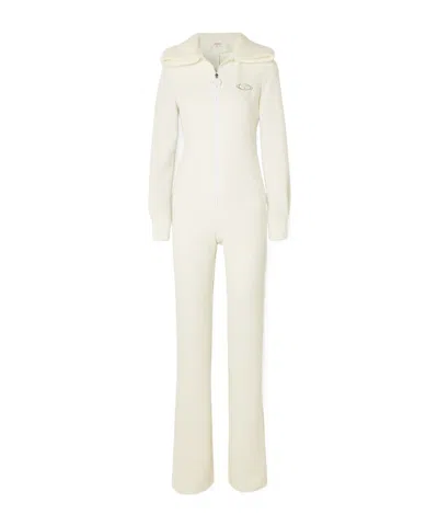 Pucci Logo-plaque Jumpsuit In White