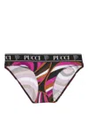 Pucci Logo-print Briefs (pack Of Three) In Pink