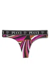 Pucci Logo-print Thong (set Of Three) In Pink
