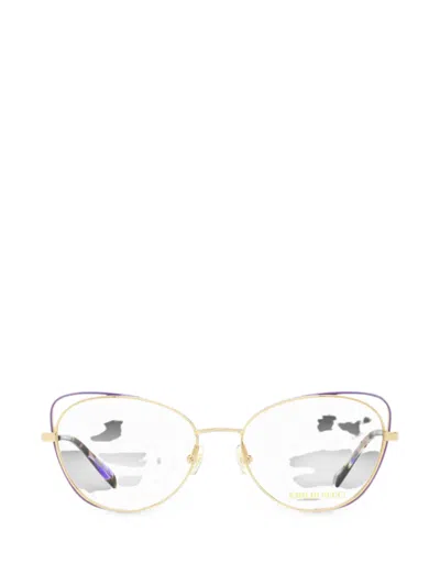 Pucci Logo-motif Glasses In Gray