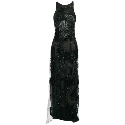 Pre-owned Pucci Long Dress Spring 2013 In Black