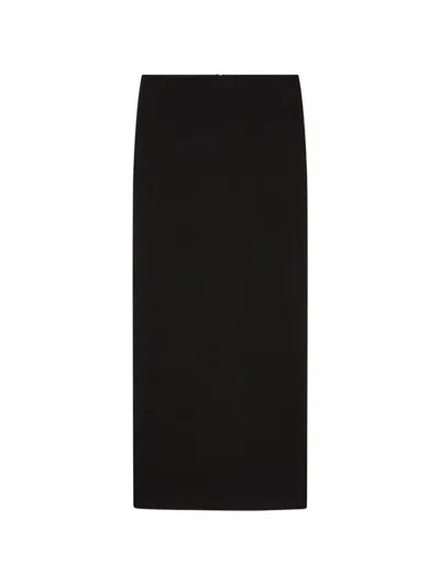 Pucci Long Fitted Skirt In Black