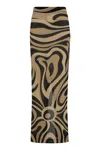 Pucci Long Print Skirt