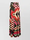 PUCCI LONG SKIRT GEOMETRIC PRINT