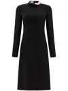 Pucci A-line Mini Dress With Contrasting Collar In Black
