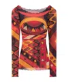Pucci Long-sleeved T-shirt In Multi