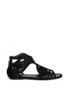 Pucci Low Gladiator Sandals In Black