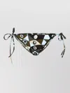 Pucci Low Rise Bikini Briefs Tie Side Pattern In Multi